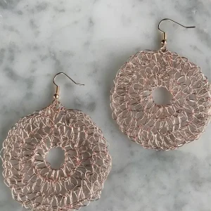 Rose Gold Hoop Earrings
